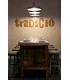 1 Light Dome Ceiling Pendant Brown Beige E27
