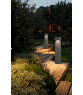 LED Outdoor Bollard Light Grey IP65