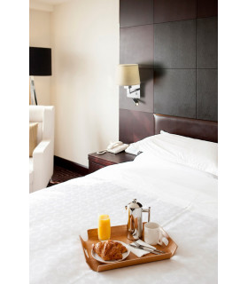 LED 2 Light Indoor Wall Light Satin Nickel with Reading Lamp E27