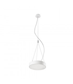 LED Round Flush Ceiling Light White Phase Cut Dimming 24cm 2040lm 3000K