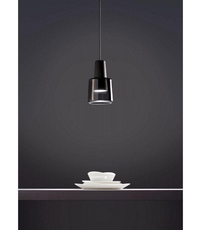 LED Ceiling Pendant Matt White 14.8cm 1550lm 3000K