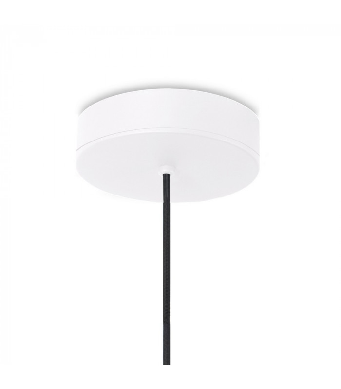 LED 1 Light Dome Ceiling Pendant Gold Matt White Phase Cut Dimming 13cm 725lm 2700K