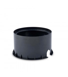 Outdoor LED Recessed Ground Uplight Stainless Steel Polished 12.5cm 549lm 4000K IP67
