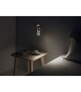 LED Wall Reading Light Satin Nickel 179lm 2700K