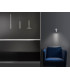 LED Wall Reading Light Black 500lm 3000K
