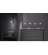 LED Wall Light Dark Brown Patin 914lm 3000K
