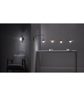 LED Wall Light Dark Brown Patin 914lm 3000K