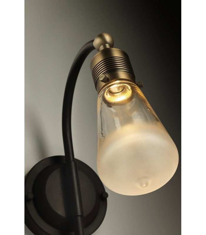 LED Wall Light Dark Brown Patin 914lm 3000K-2