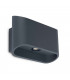 Outdoor LED Up Down Wall Light Urban Grey 12.8cm 810lm 3000K IP65