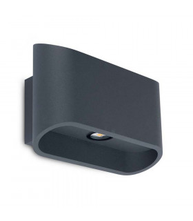 Outdoor LED Up Down Wall Light Urban Grey 12.8cm 810lm 3000K IP65