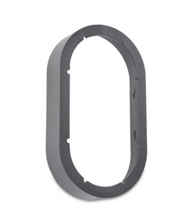 Outdoor LED Bulkhead Wall Light Grey White 701lm 3000K IP65