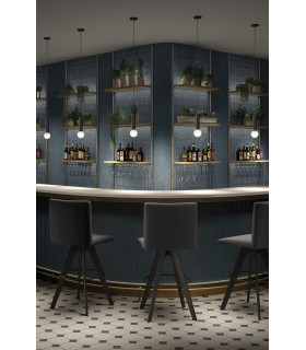 Bathroom Ceiling Simple Pendant Light Chrome E14