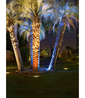 Outdoor LED Recessed Ground Light Aisi 316 Stainless Steel IP66 RGBW 4000K