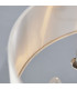 Single Shade Pendant Light Brushed Chrome Plate, Natural Linen - 5