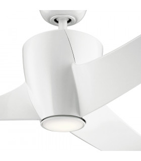 Kichler Phree 3 Blade 142cm Ceiling Fan with LED Light White Remote Control