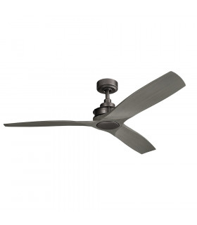 Kichler Ried 3 Blade 142cm Ceiling Fan Anvil Iron Remote Control