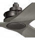 Kichler Ried 3 Blade 142cm Ceiling Fan Anvil Iron Remote Control