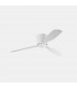 3 Blade 123.8cm Ceiling Fan with LED Light White Large