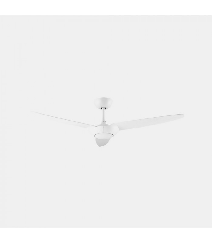 3 Blade 130cm Ceiling Fan with LED Light White