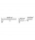 LED Bathroom Wall Light Chrome IP44 - 2
