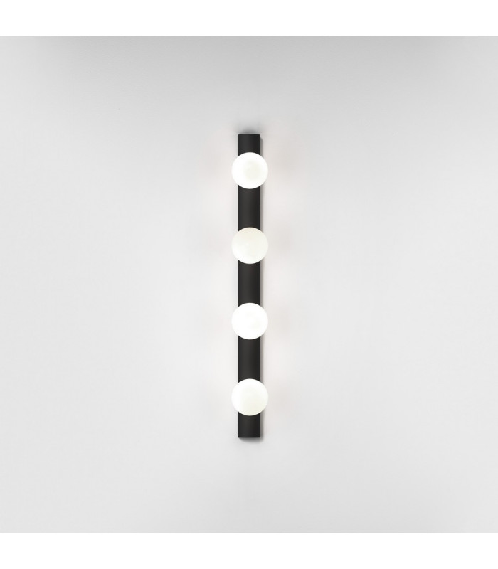 Bathroom 4 Lamp Wall Light Matt Black