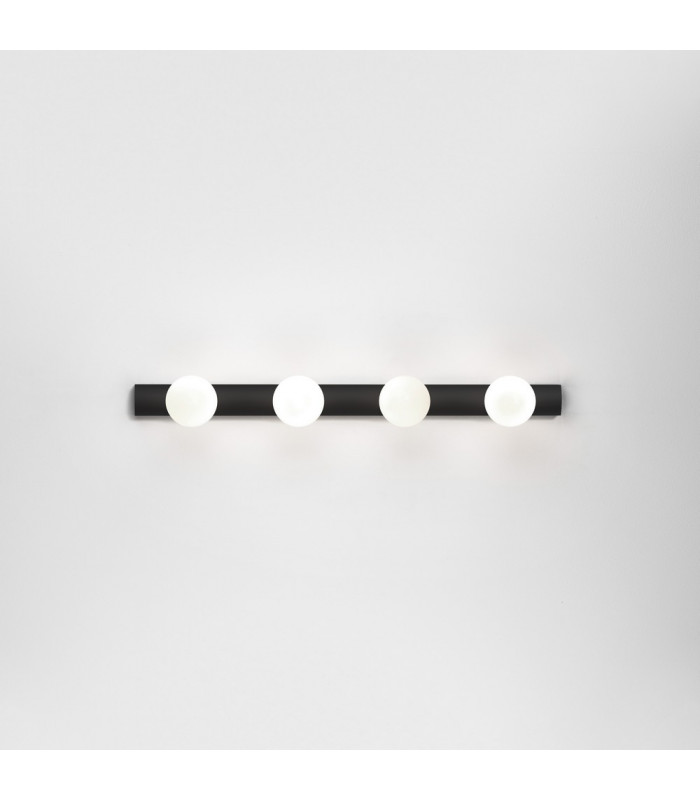 Bathroom 4 Lamp Wall Light Matt Black