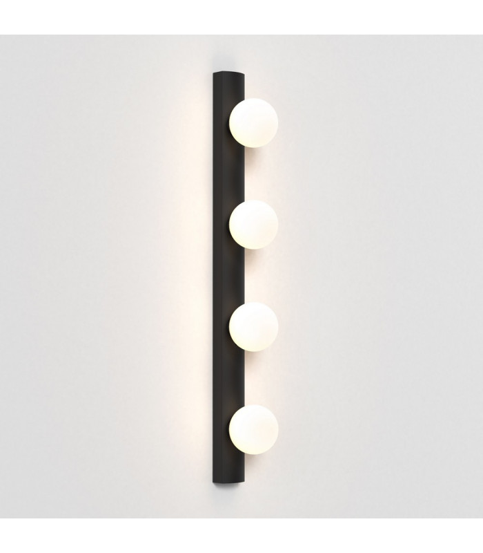 Bathroom 4 Lamp Wall Light Matt Black