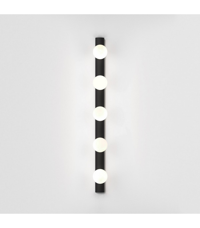 Bathroom 5 Lamp Wall Light Matt Black
