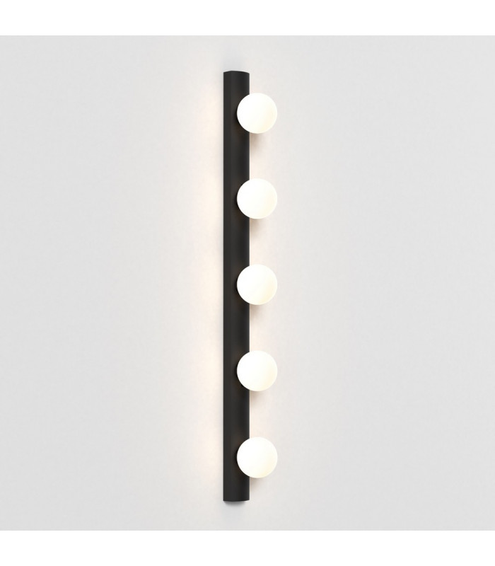 Bathroom 5 Lamp Wall Light Matt Black