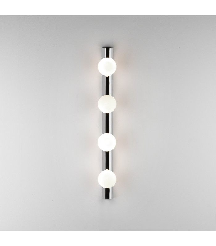 Bathroom 4 Lamp Wall Light Polished Chrome