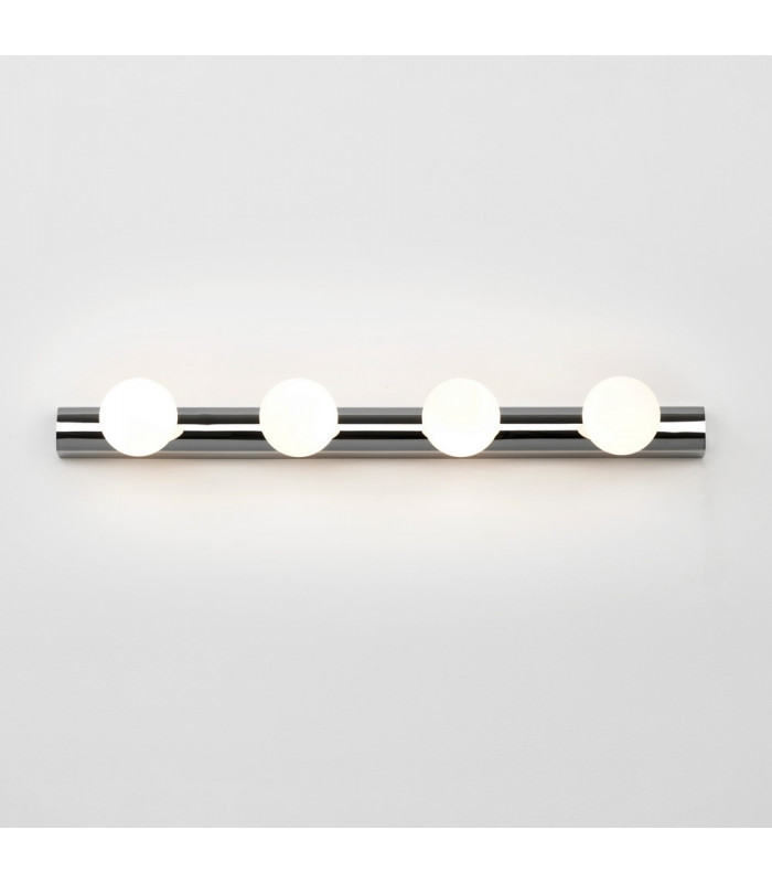 Bathroom 4 Lamp Wall Light Polished Chrome