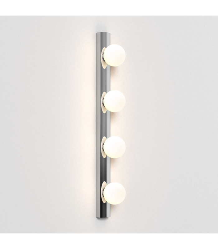 Bathroom 4 Lamp Wall Light Polished Chrome