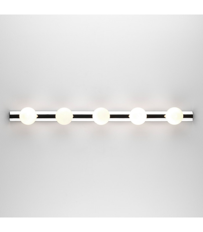 Bathroom 5 Lamp Wall Light Polished Chrome