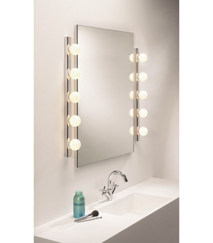 Bathroom 5 Lamp Wall Light Polished Chrome