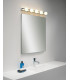 Bathroom 5 Lamp Wall Light Polished Chrome