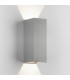 Outdoor Up Down Integrated LED Wall Light Textured Grey