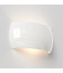 Flush Up Down Wall Light Gloss Glaze White