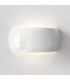 Flush Up Down Wall Light Gloss Glaze White