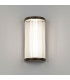 Bathroom Small LED Flush Wall Light Bronze