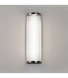 Bathroom Large LED Flush Wall Light Polished Chrome