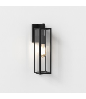 Outdoor Wall Box Lantern Light Textured Black