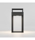 Outdoor LED Portable Box Light Textured Black Touch Dimmer