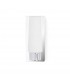 1 Light Bathroom Wall Light Chrome IP44 with Opal Glass, E14 - 1