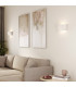 Curved 3 Layered Wall Light Ceramic