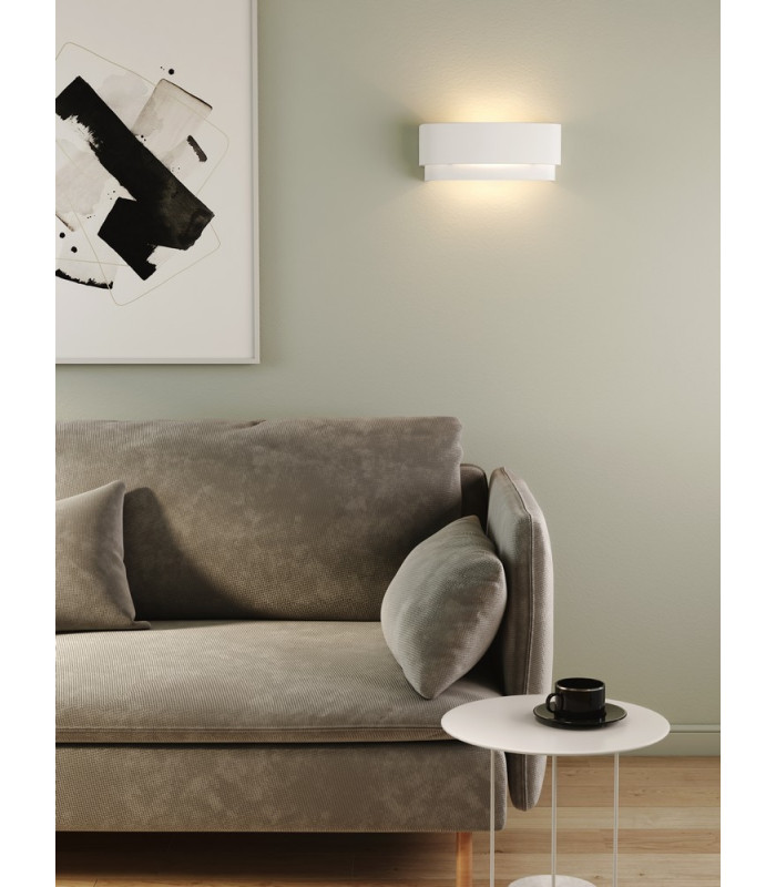 Curved 2 Layered Wall Light Ceramic