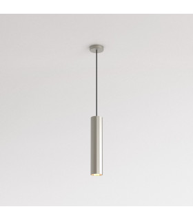 Slim Suspension Ceiling Pendant Light Matt Nickel