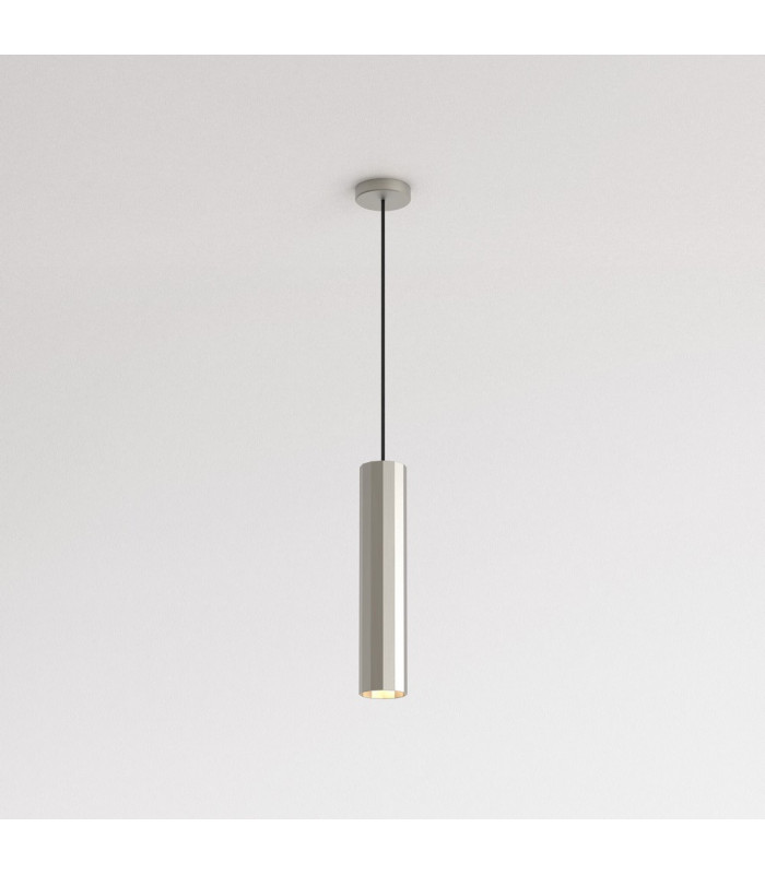 Slim Suspension Ceiling Pendant Light Matt Nickel