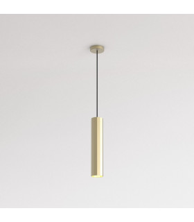 Slim Suspension Ceiling Pendant Light Matt Gold