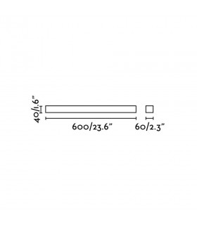 LED Bathroom Small Wall Light Chrome IP44 - 2