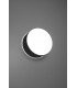 Cylindrical Flush Light Black 25cm E27-7
